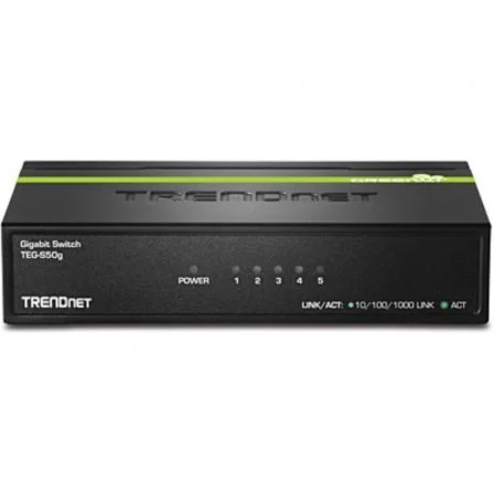TRENDnet TEG-S50G Switch de red Gigabit de 5 puertos